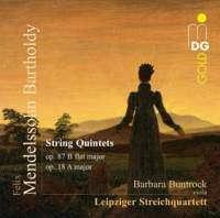 MDG 307 1806-2 Mendelssohn String Quintets Leipziger Streichquartett & B.