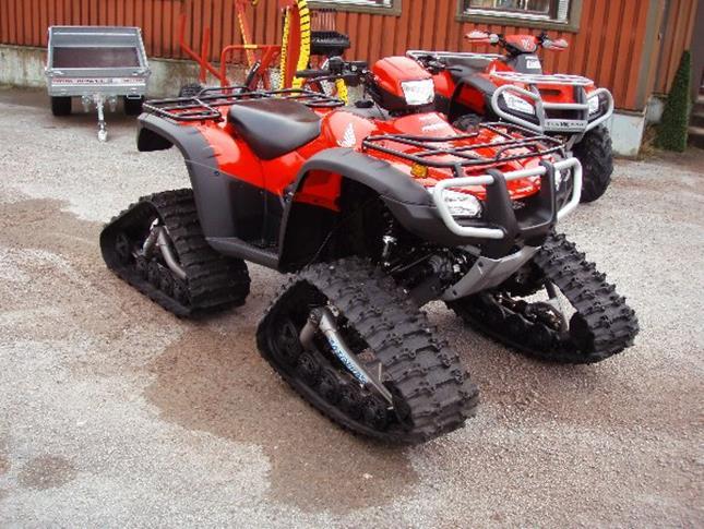 Honda ATV 500 med bandställ
