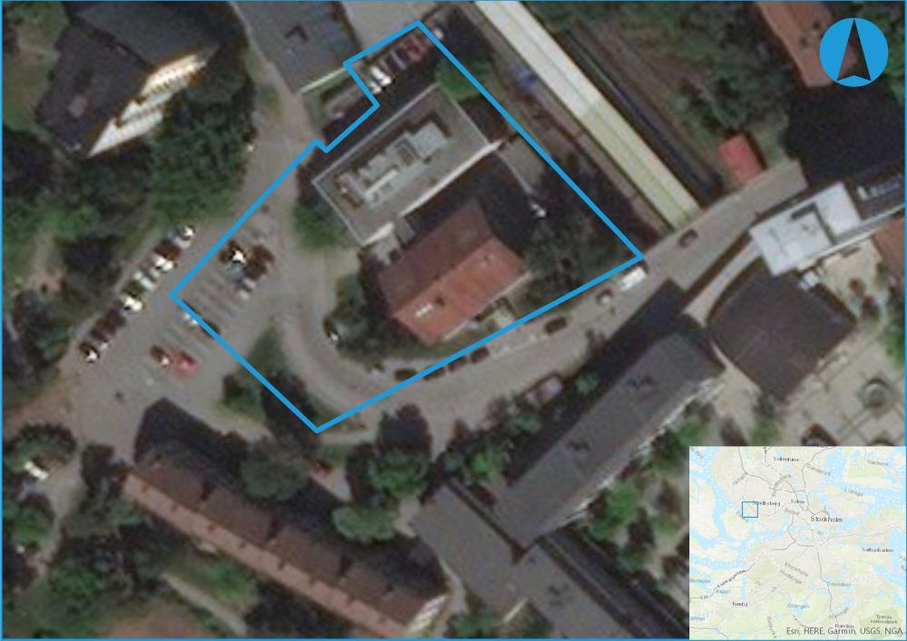 Figur 1. Det aktuella området i Blackeberg 3.