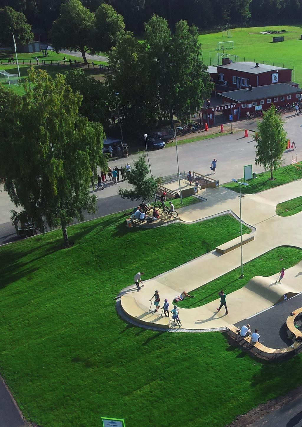 Behovet och nyttan av idrottsanläggningar och idrottsmiljöer Idrottsanläggningar är en viktig del i bygget av socialt hållbara städer och en förutsättning för möjligheten att idrotta och motionera.