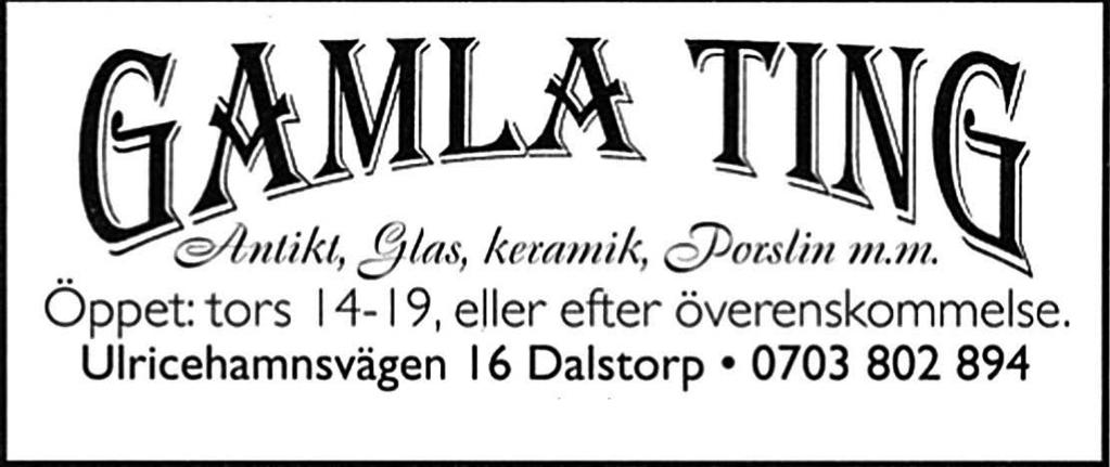 Tåns Allmoge & Antik Runarp Tån