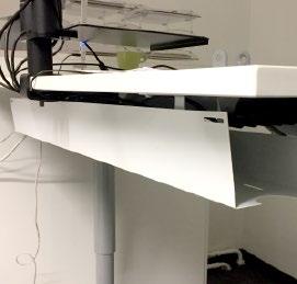 149 cm 125 cm 3063-1 3064-8 125 cm 3064-1 Ergospace Kabelkanal ErgoSpace kabelkanal är en