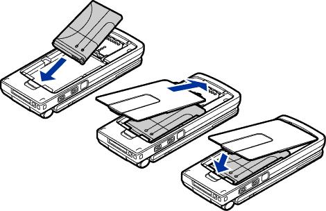 3. Placera RS-MMC-kortet (Reduced Size MultiMedia Card) i hållaren. Se till att RS- MMC-kortets snedskurna hörn och guldfärgade kontaktyta är vända nedåt. 4.
