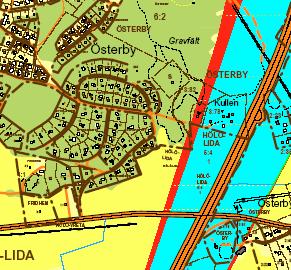 Detaljplan för del av kvarteren Kranspelet och Brytplatsen 1445 B planbeskrivning 2(4) Kranspelet Brytplatsen Karta över Österbyområdet och Ostlänkens utredningskorridorer Plandata Lägesbestämning
