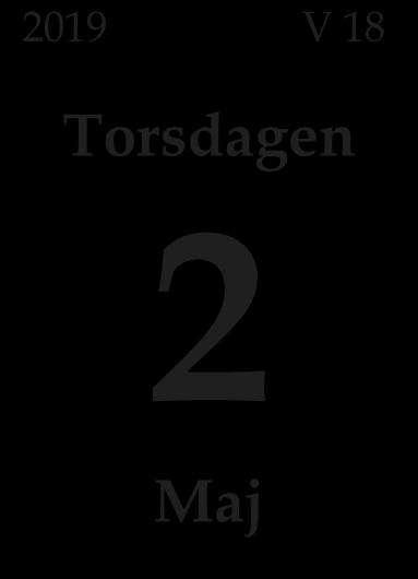 Utsändningsdag: Torsdagen den 18 april 2019 V 18 Kallelse/Underrättelse till Sammanträde Kommunfullmäktige Torsdagen 2 Maj Kommunfullmäktige kallas till sammanträde torsdagen den 2 maj 2019, klockan