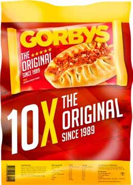Frysta. Välj mellan pan pizza original och piroger 10-pack.