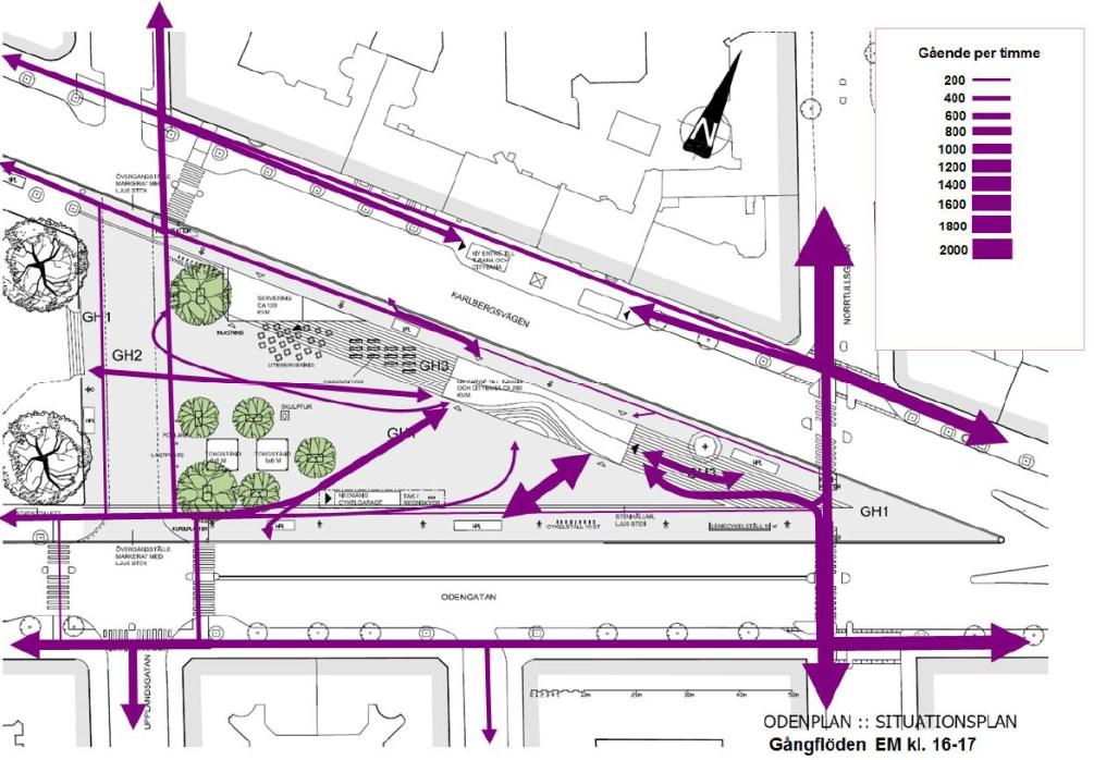 Sida 2 (9) anlägga en gångtunnel i samma riktning som övergångsstället under Odengatan.