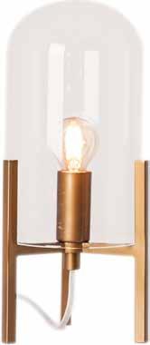 Bordslampa Smokey 30 cm.