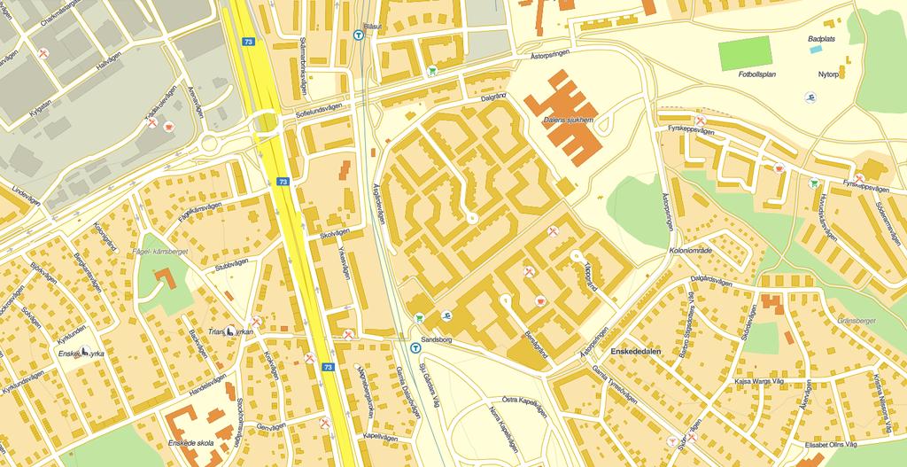 1 Inledning och syfte Svenska bostäder planerar att bygga ett flerbostadshus i Dalen i södra Stockholm, se Figur 1-1.