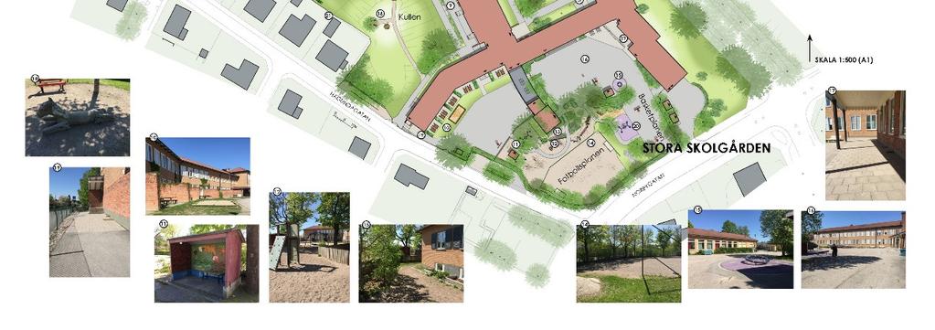 Resultatet kan sedan analyseras dels utifrån var en eventuell tillgänglighetsanpassning gör störst nytta men även utifrån svaren i enkäten kunna se om flickor föredrar vissa områden i förhållande