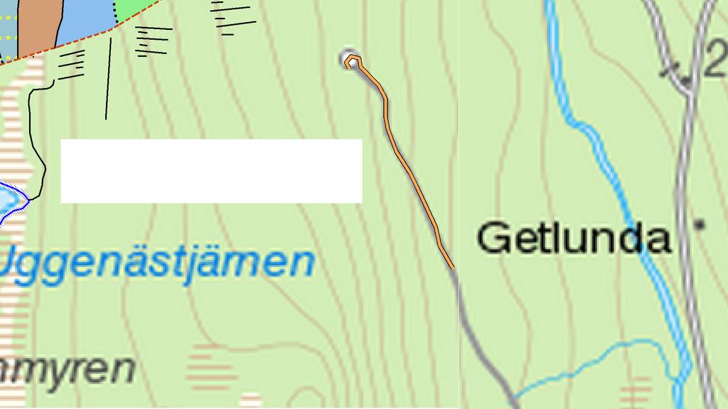 Kalmark/föryngring Röjningsskog