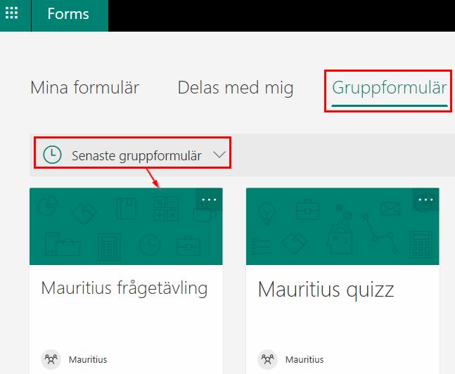 Du kan ta bort länken genom att klicka på Dela och papperskorgen.