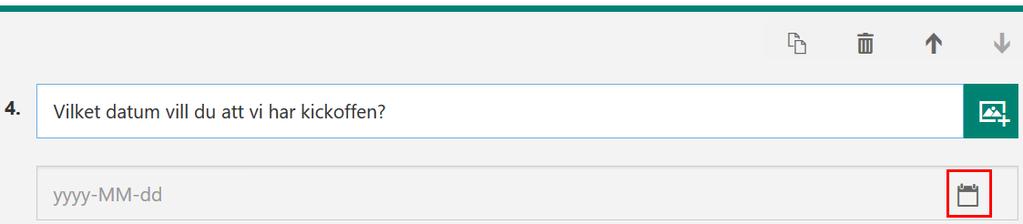 10. Här kan deltagarna värdera frågan. Gör dina inställningar som vanligt.
