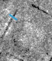For this, the slope of one edge of the signal profile across the 1 μm wide lithographic line, shown with the blue line in Fig. 2.10b was investigated.