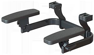Tilt 140cm (Helgjuten) - Samtliga underreden 387013 Polring 270mm - Seabass 387016 Handtag, Tilt Svart (22mm) -