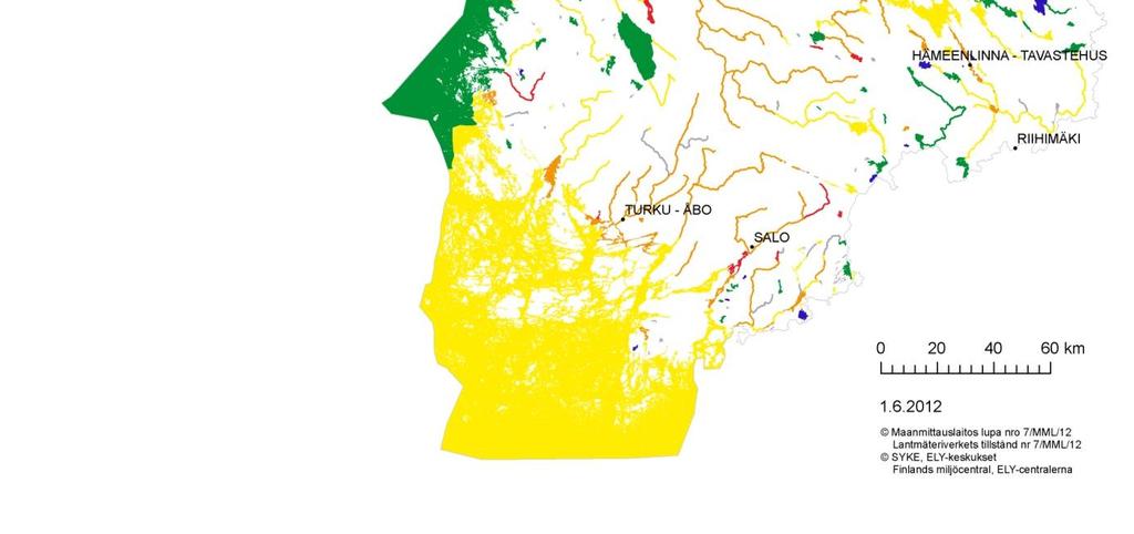 Det har bedömts att det sannolikt behövs tilläggstid till år 2021 eller 2027 för att uppnå god status på 14 grundvattenområden.