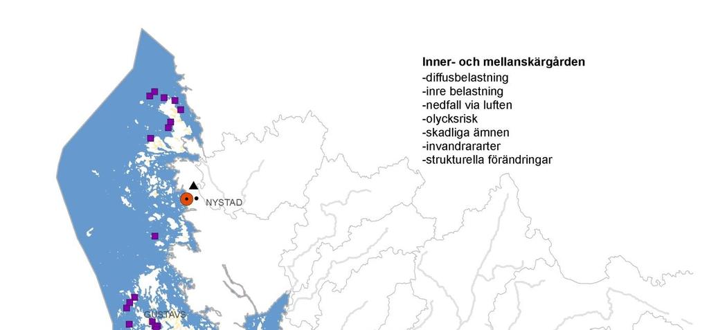 riskerar möjligheterna att uppnå god status. I fråga om kväve är variationen 0 75 %.