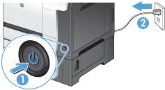 Installera faxtillbehöret i HP LaserJet Enterprise 500 Color