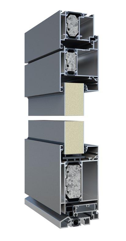 11350 *Werte nach DIN EN ISO10077-1, 1200 x 2250 wie abgebildet U d-wert in W/m² K KOMPOtherm Night-Light Außengriff Außengriff: aus Edelstahl (22109,