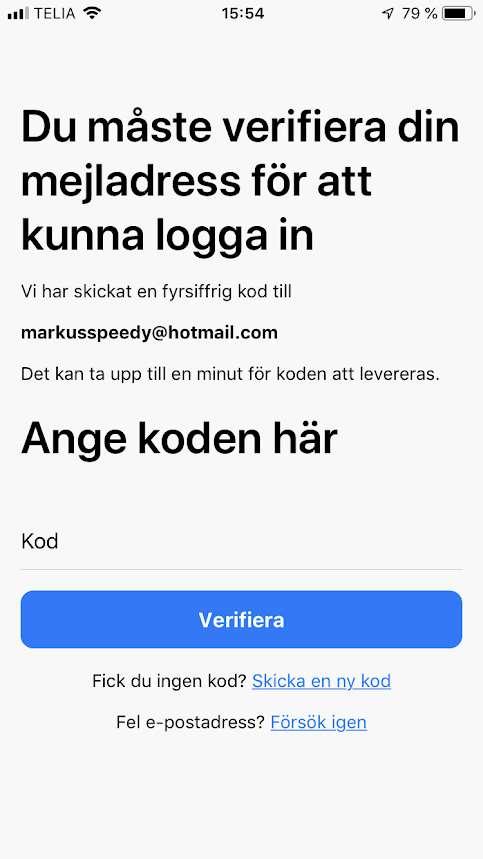 7) Du ska nu fått ett e-postmeddelande från avsändaren bo@boappa.