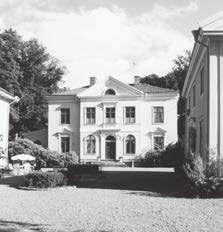 Kvibergsnäs huvudbyggnad, entrésidan. 26 Åren 1799 1847 ägdes Kvibergsnäs av konsul J Malm med familj.