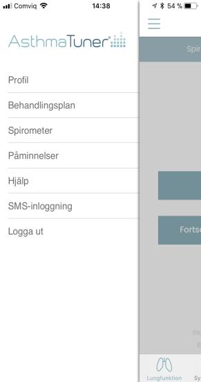1. Klicka på logga in med SMS 2. Fyll i ditt personnummer och lösenord klicka fortsätt a. Har du glömt till lösenord klicka länken glömt lösenord och följ instruktionerna 3.
