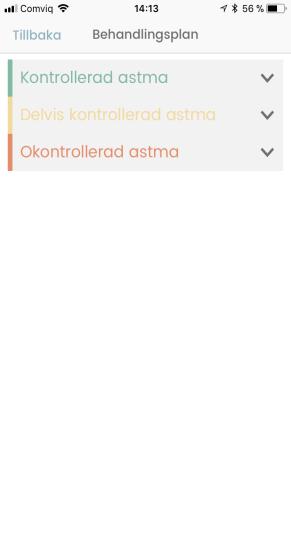 Bild 12 Bild 13 2.4.3 Anslut spirometer För att få full tillgång till alla funktioner i appen skall en AsthmaTuner spirometer paras med appen trådlöst via bluetooth.