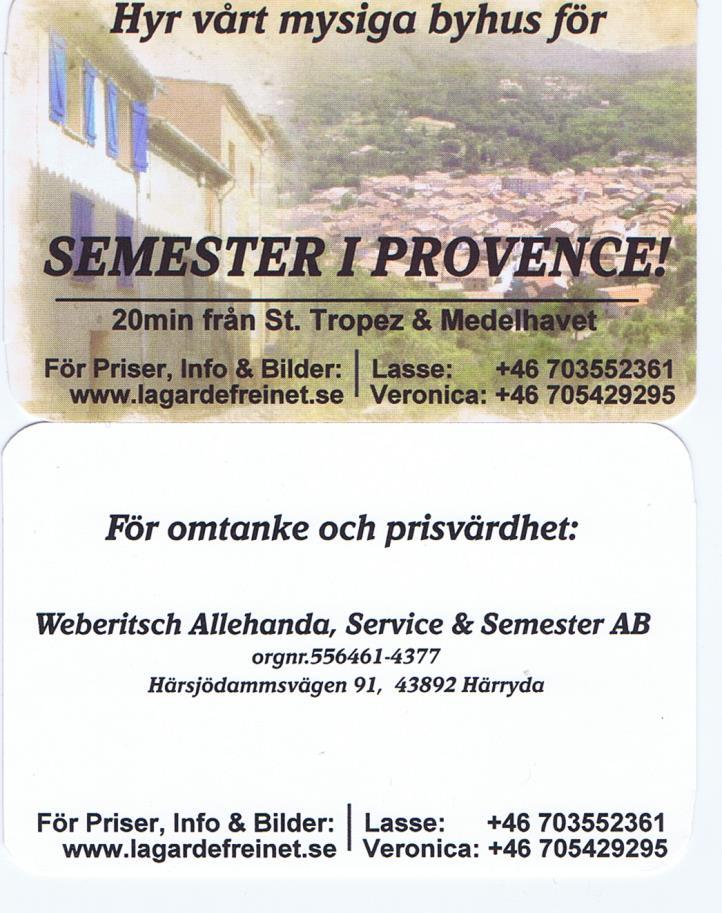 framöver får här ett erbjudande av en av våra