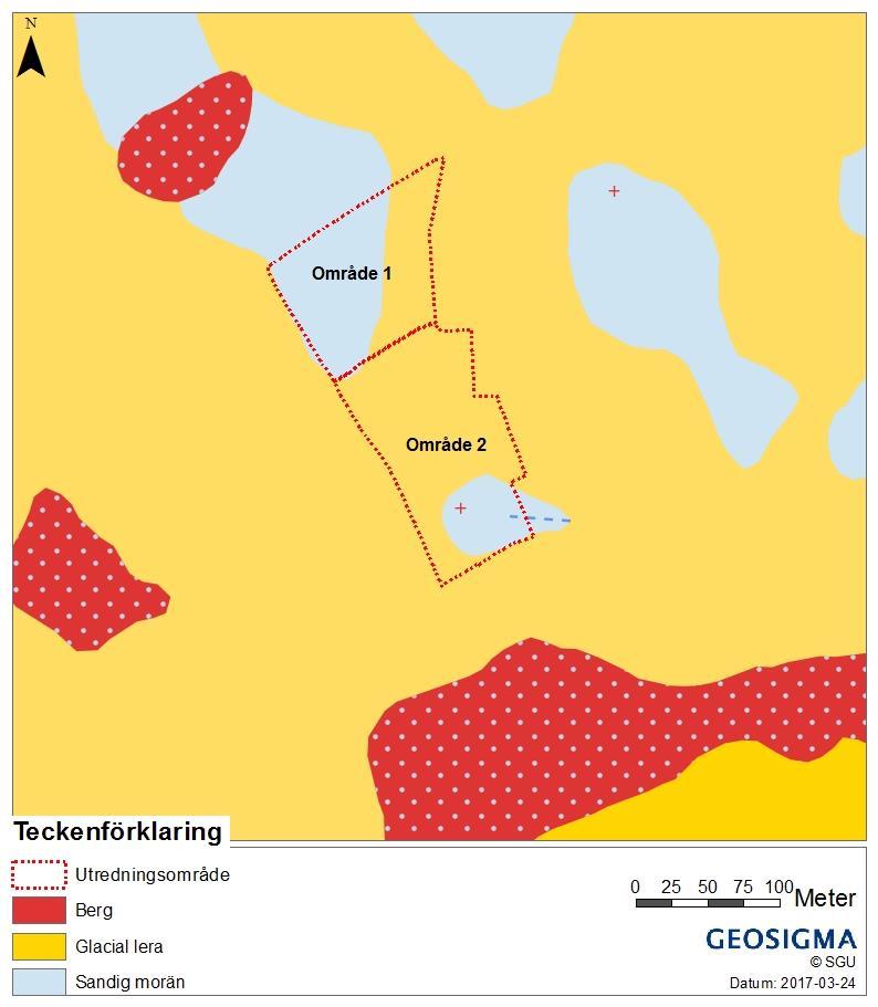 I sandiga eller grusiga jordar, som har hög dräneringsförmåga, kan man i allmänhet förvänta sig att mättade eller nära mättade förhållanden aldrig uppkommer nära markytan, så att jordens