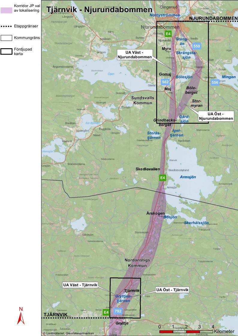 6.5. Utredningsalternativ Följande utredningsalternativ är aktuella se figur 6.5-1.