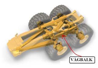 WP10 Lätt vågbalk till dumper Dagens vågbalk väger 183 kg. Målet med demonstratorn är att minska vikten med 20%.