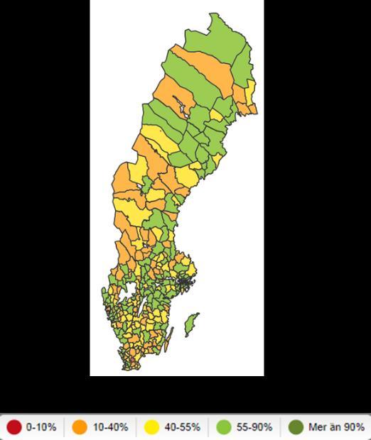 Digitalisering av kommunal verksamhet Utveckling av bredband i Sverige En förutsättning för digitaliseringen är tillgången till bredband.