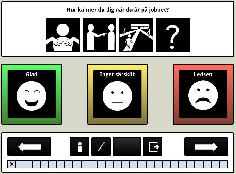 6 (29) syfte är att så många som möjligt, oavsett funktionsförmåga, självständig ska kunna svara på enkäter.