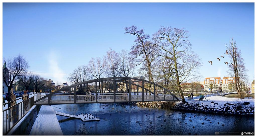 29 (38) Utformningen av alternativet är upphöjd korsning för Fleminggatan och Generalsgatan. Upphöjnaden utförs som ett gångfartsområde.