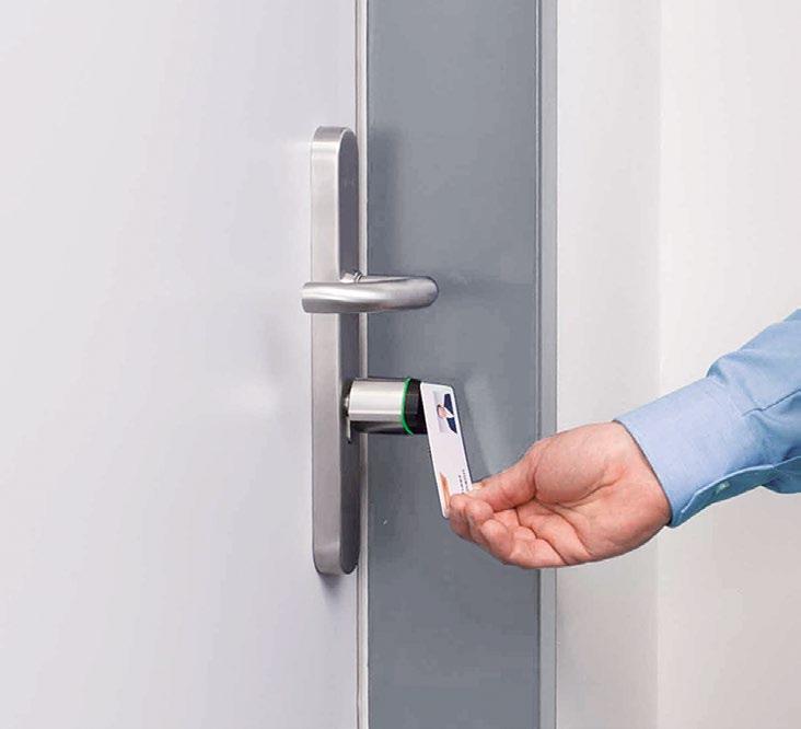 Kaba Wireless trådlös kommunikation Kaba c-lever dörrbeslag med trådlös funktion Kaba digital cylinder med trådlös funktion Kabas trådlösa lösning erbjuder dig att