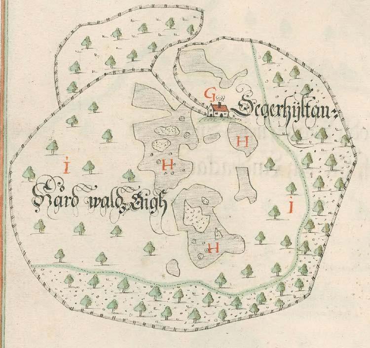 KARTOR Degerhyltan. Karta från 1650.
