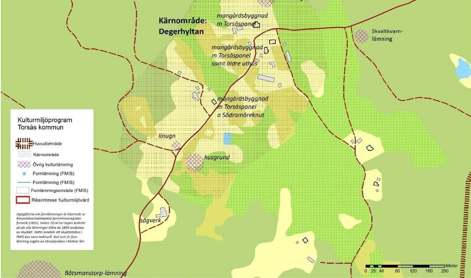 1 Kärnområdet bör i huvudsak betraktas som ett kulturhistoriskt särskilt värdefullt bebyggelseområde enligt Planoch bygglagen (PBL 8 kap 13 ). Områdena får förändras, men inte förvanskas.