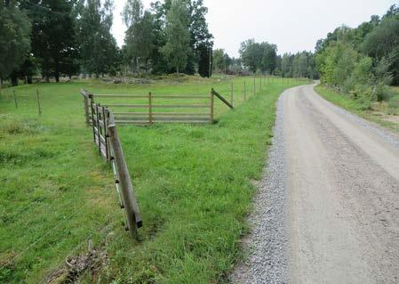 En av byns tre bevarade