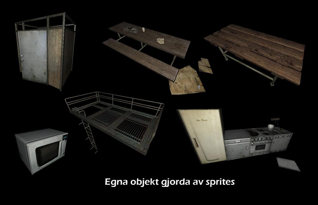 Fördelen med färdiga objekt är att dom kan integrera med världen. Sätter man t.ex.