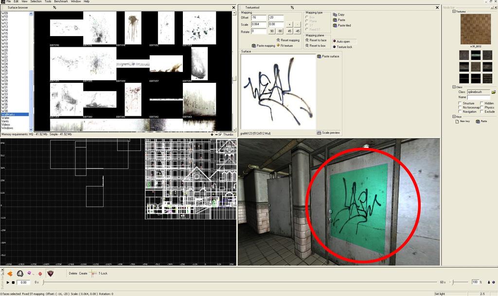 3.4.1 Dirtmaps Dirtmaps är steg 2 i textureringsstadiet kan man säga, när man applicerat texturer på alla