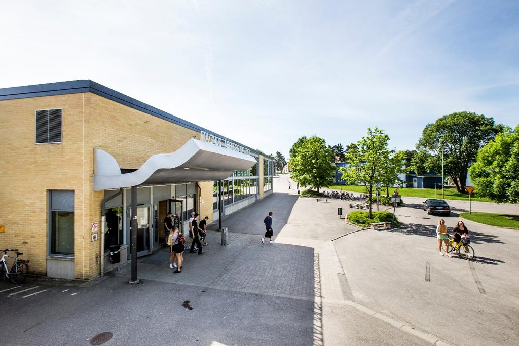 Religionskunskap 1, Engelska 1, Idrott och hälsa 1 samt Estetisk verksamhet.