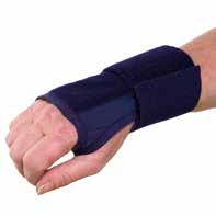 Lätta handledsortos Handledsstöd i neoprene som ger värme och stöd till handleden. Fästs över tummen för att hållas på plats.kan klippas till önskad passform.