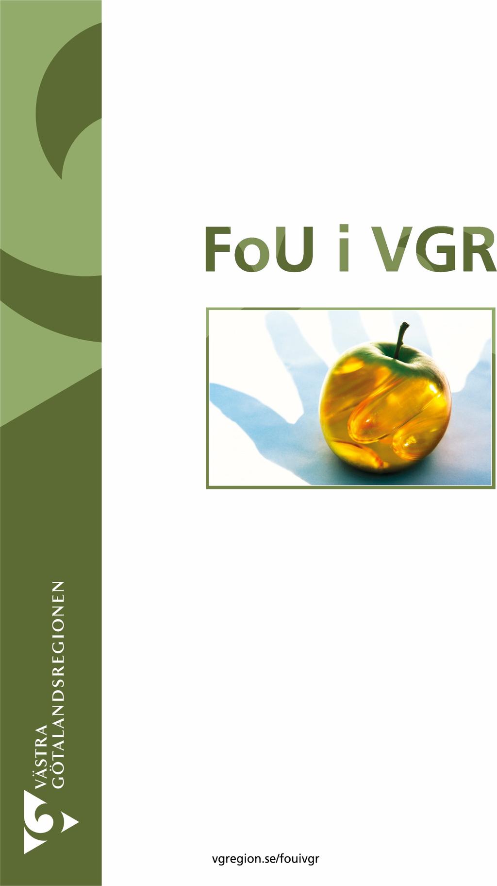Manual för projektledare FoU i VGR är en databas innehållande Västra Götalandsregionens FoU-produktion: Forsknings-
