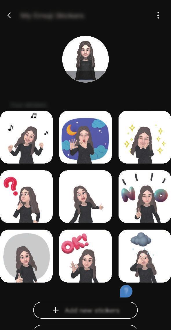 Appar och funktioner Redigera Min emoji Redigera en Min emoji eller ändra bakgrunden på Min emoji-hemskärmen. Tryck lätt på Redigera eller Bakgrund på Min emoji-hemskärmen.