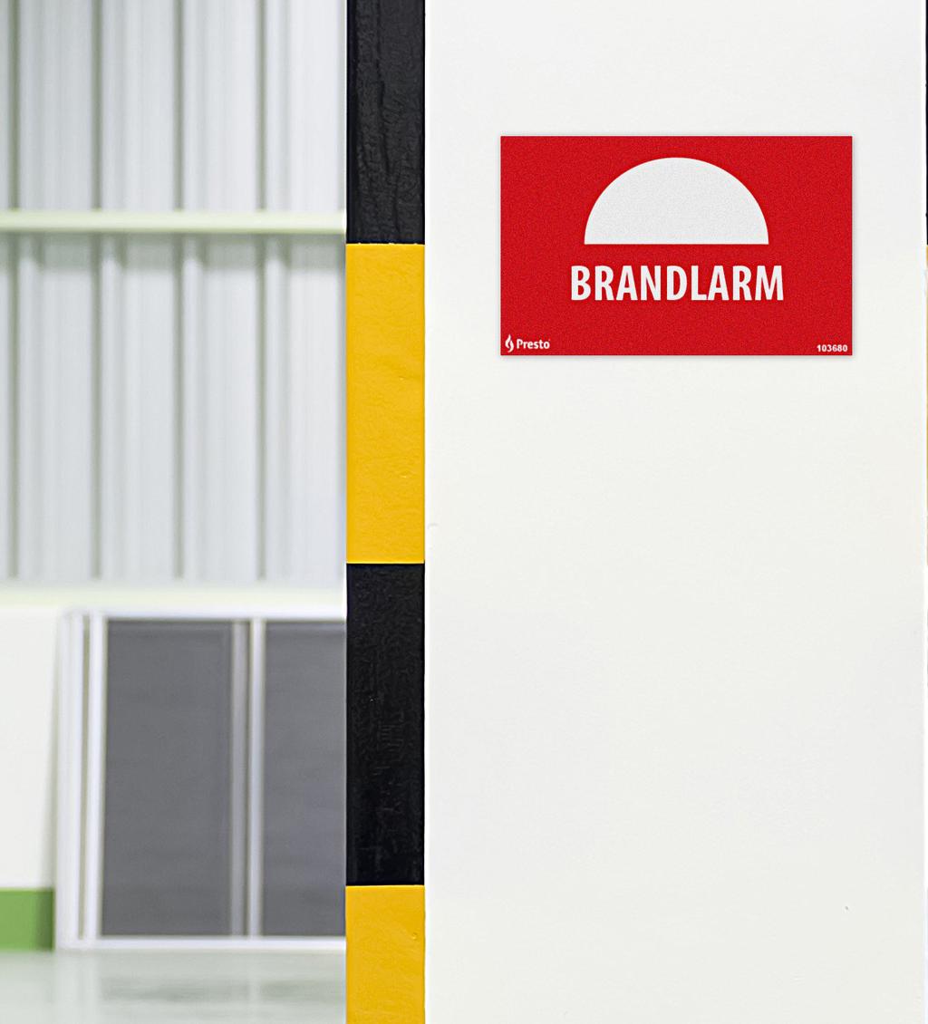 ANLÄGGNINGSSKÖTARE BRANDLARM Ett automatiskt brandlarm kan vara en livsviktig del i det totala