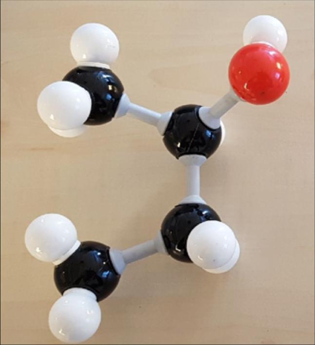 2-butanol förekommer i form av 2 enantiomerer Kirala kolatomer På