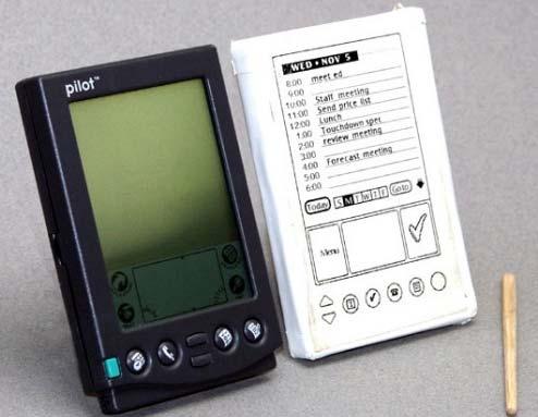 Jeff Hawking, PalmPilot Gick runt i flera månader med en