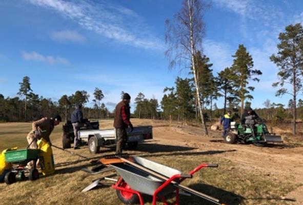 tävlingskommitté Valberedning Verksamhetsgranskare Leif Salmén Andreas Sjöblom Mats Wahlin Tomas Sundberg (ägare av Eckerö golf) Hans Möller Timo Penttilä Dick Helén Det har under 2018 hållits fem