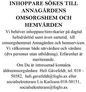 Förhandsröstning anordnas på Kommungården, Tingsvägen 3, i Degerby enligt följande: on. 3.4 fr. 5.4.2019 kl.
