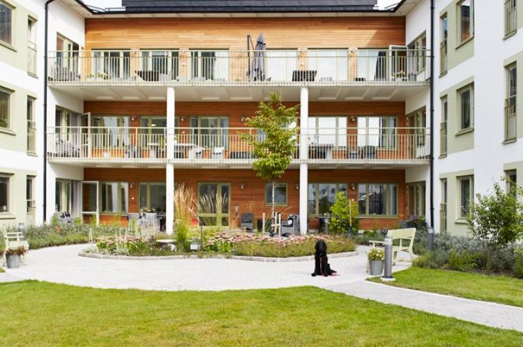 Exempel på Vardagaprojekt i andra kommuner Lidingö 54-boende (demens och somatik) beläget i nyexploaterat bostadsområde på Lidingö. Byggnad i 3 våningsplan.